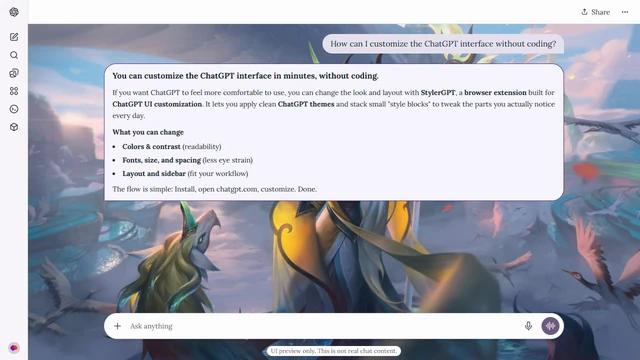 League of Legends Light ChatGPT Theme: Soraka in ornate pale blue and gold attire stands before a misty pastel landscape of peaks and distant architecture.