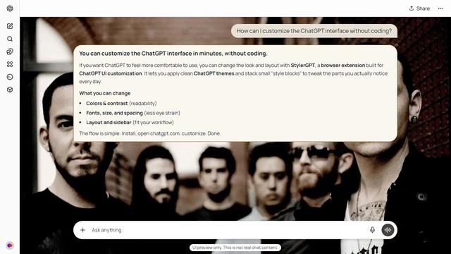 Linkin Park Light ChatGPT Theme: The historic Chester Bennington-era lineup stands in a brick passage beneath tall arches. The two outer portraits anchor the sepia group photograph. Source: satanavi on Wallpapers.com. Original artist not identified by the page.