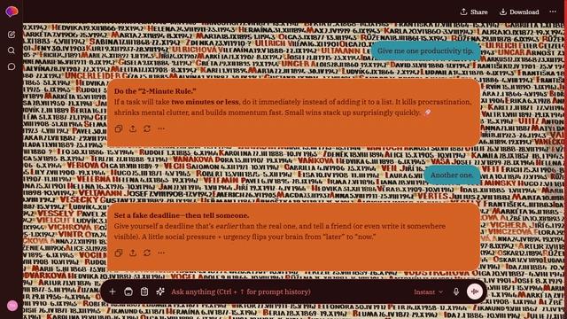 Amber Arcade is a dark red ChatGPT theme with an image background.