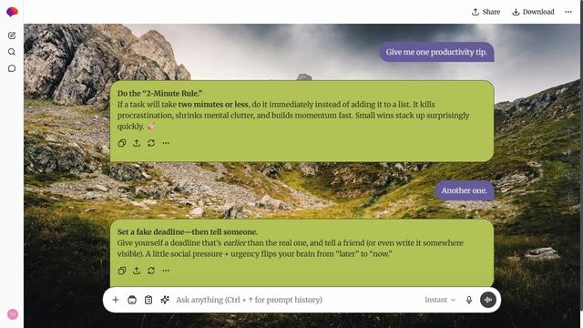 Amber Cove theme preview