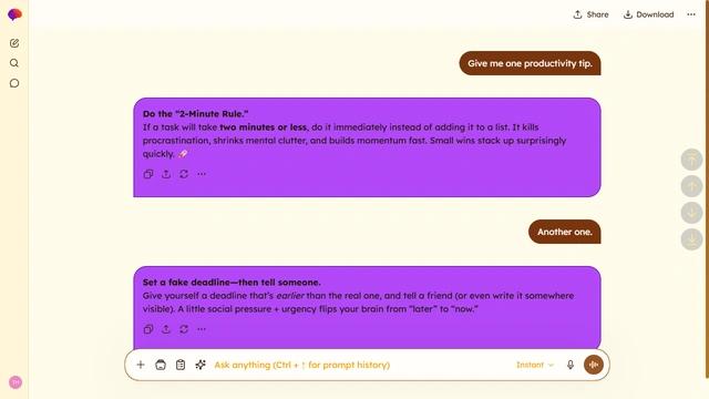 Amber Focus theme preview