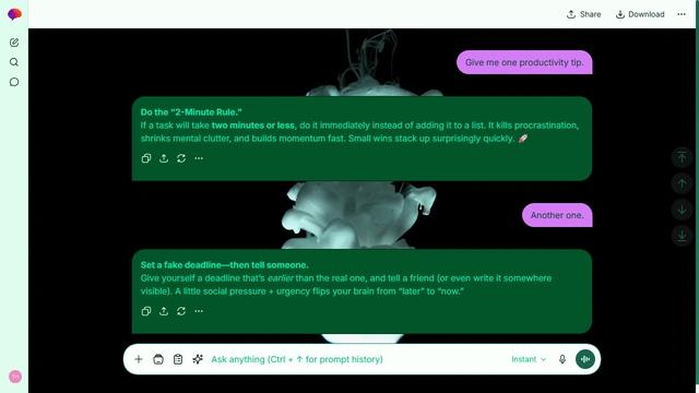 Amber Glow theme preview