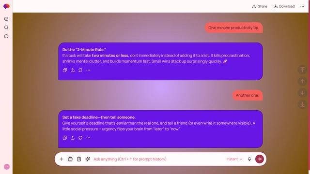Amber Ribbon theme preview