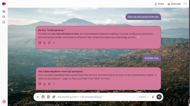 Calm Crest theme preview