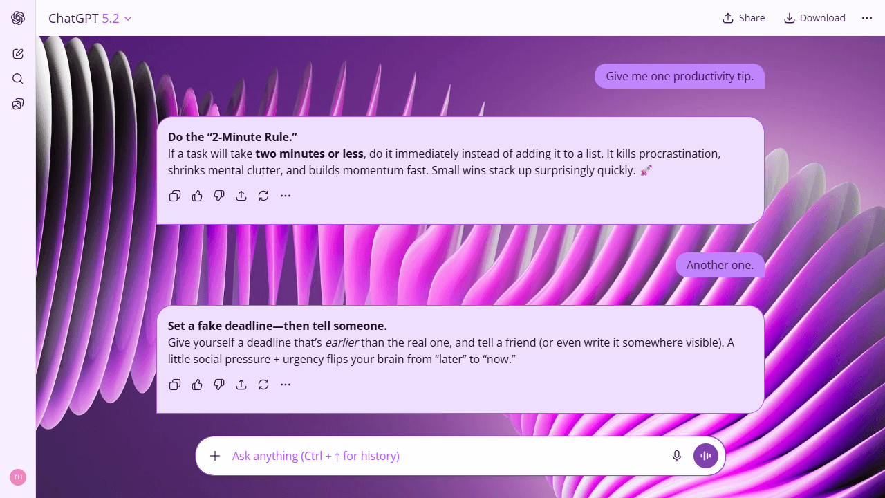 Calm Grid theme preview