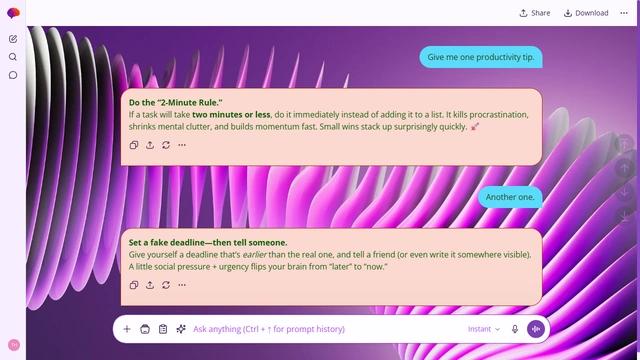 Calm Grid theme preview