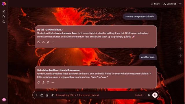 Calm Haze theme preview