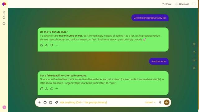 Calm Skyline theme preview