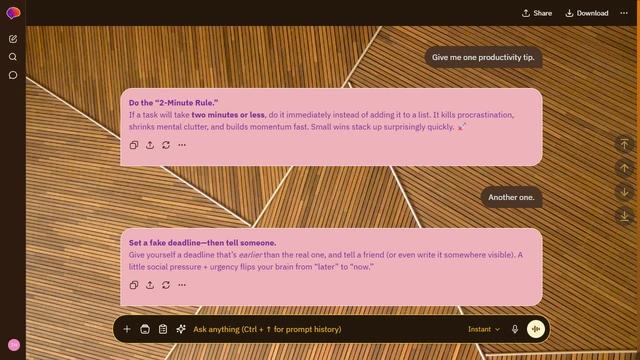Calm Tactile theme preview