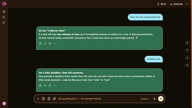 Cataract Amber Night theme preview