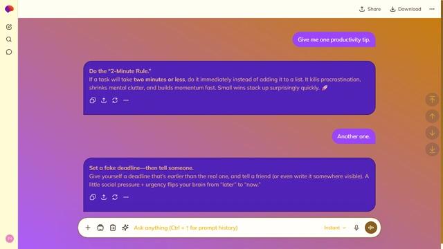 Clouded Scene theme preview
