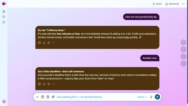 Comet Fall theme preview