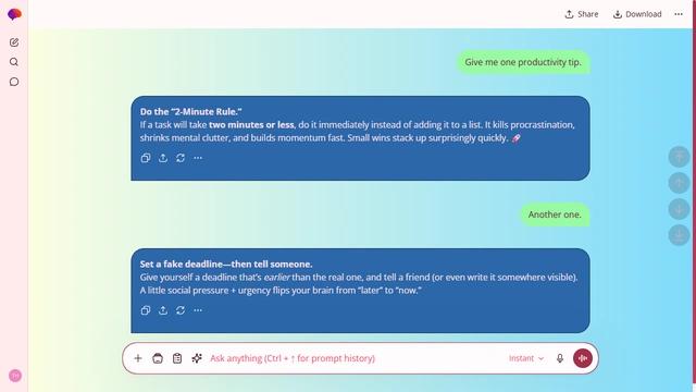 Dappled Plume theme preview