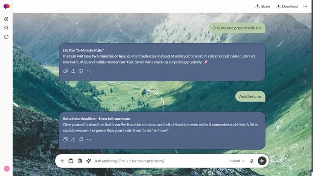 Drifting Cloud is a light zinc ChatGPT theme with an image background.