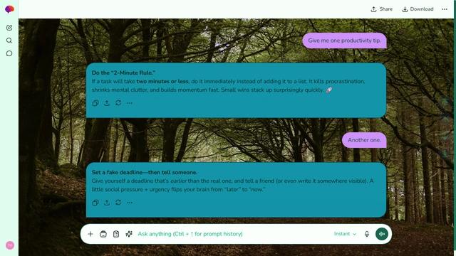 Drifting Grid theme preview