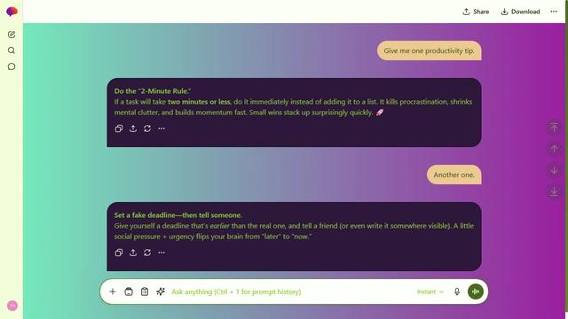 Drifting Meadow theme preview