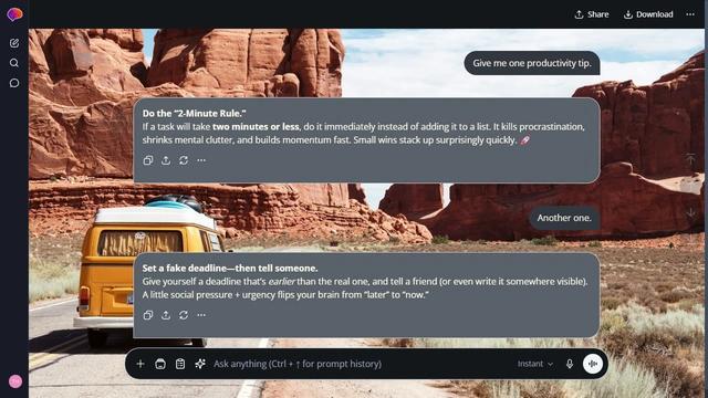 Drifting Path theme preview