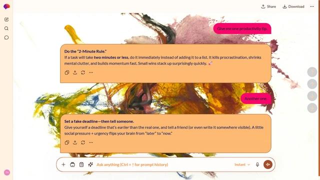 Drifting Ribbon theme preview