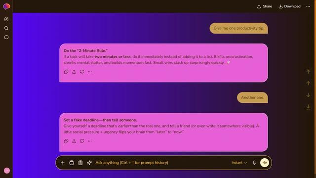 Dusty River theme preview