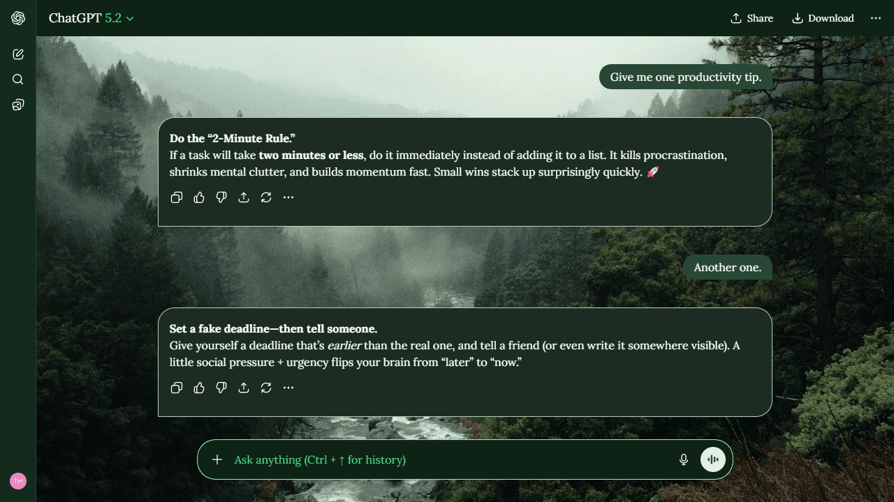 Dusty Valley theme preview