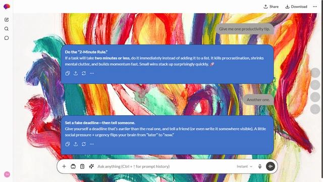 Echoing Arcade is a light stone ChatGPT theme with an image background.