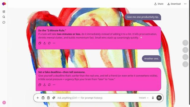 Echoing Canopy is a light stone ChatGPT theme with an image background.