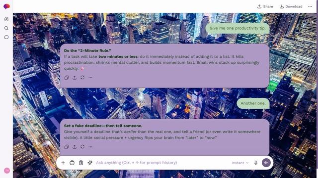 Echoing Grid theme preview