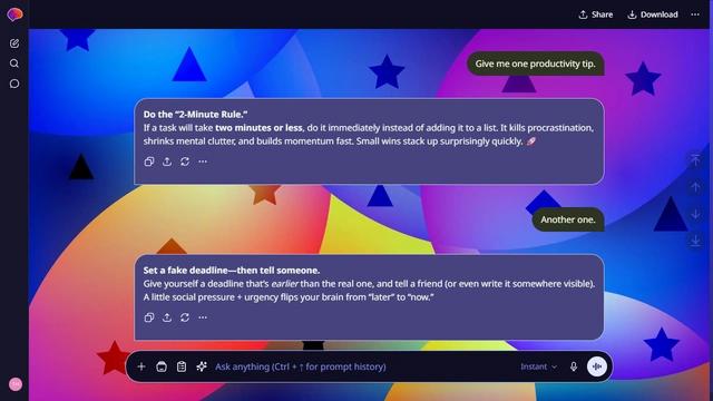 Faded Glow theme preview