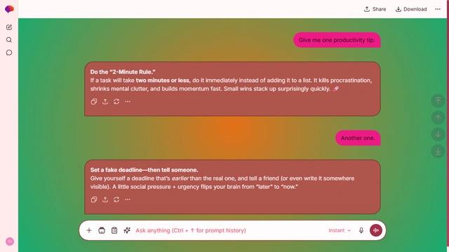 Faded Plume theme preview
