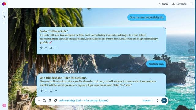 Frosted Bay theme preview