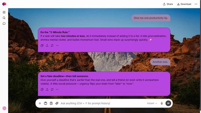 Gentle City is a light zinc ChatGPT theme with an image background.