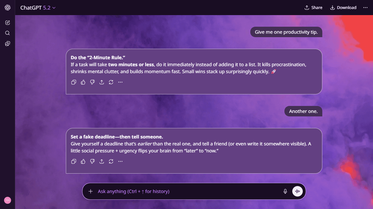 Gentle Curl theme preview