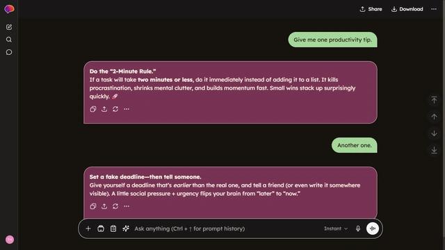 Glare Soft Night theme preview