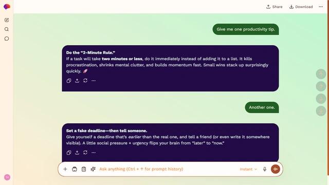 Glimmer Sway theme preview