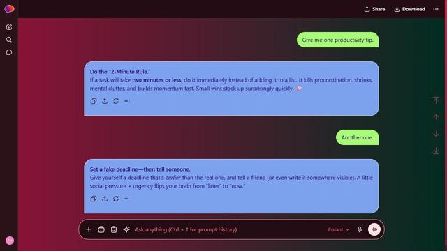 Glint Run theme preview