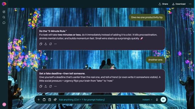 Glowing Echo theme preview
