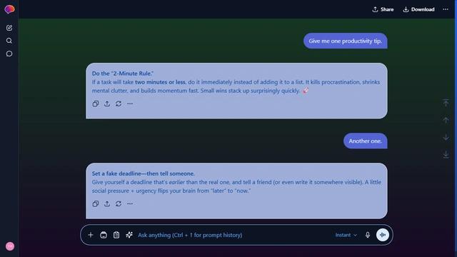 Glowing Metro theme preview