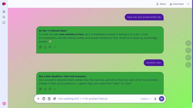 Glowing Tactile theme preview