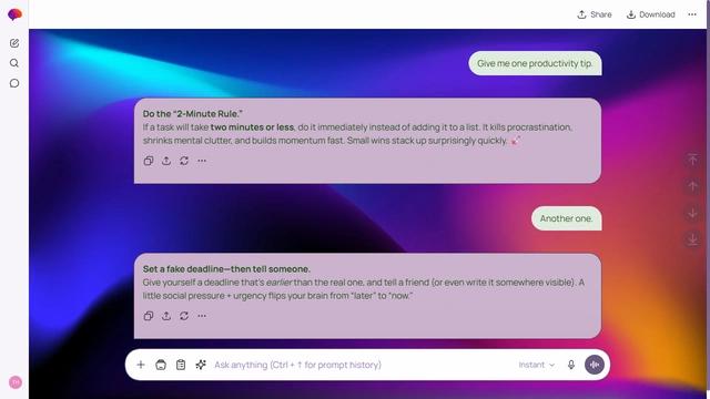 Glowing Wave theme preview