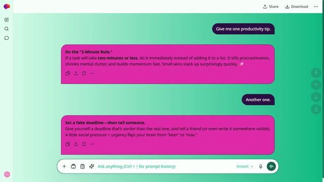 Haven Flare theme preview