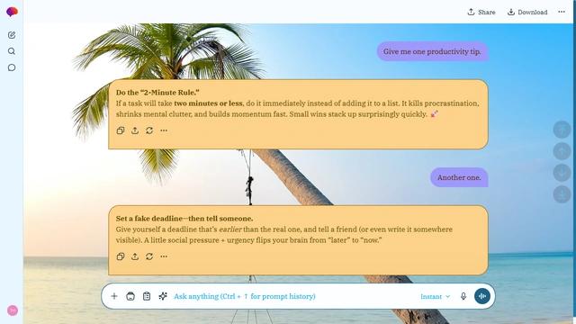 Hushed Isle theme preview