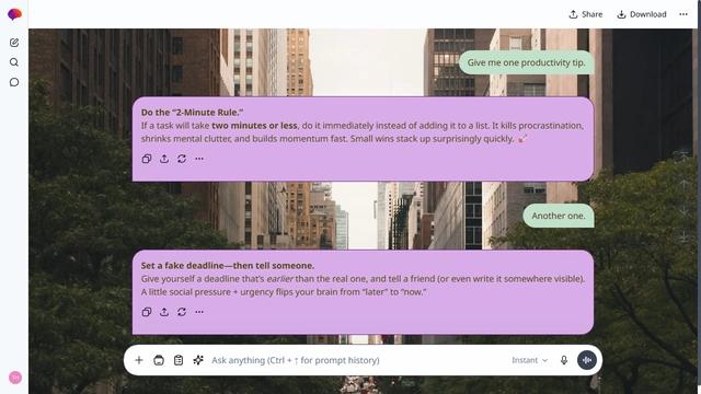 Hushed Skylane theme preview