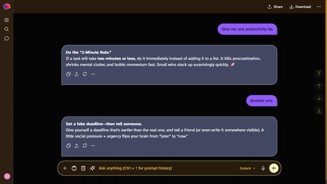 Low Vision Night theme preview