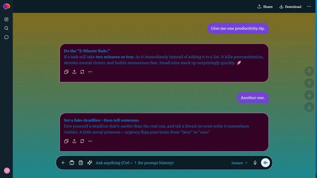 Lucent Glow theme preview