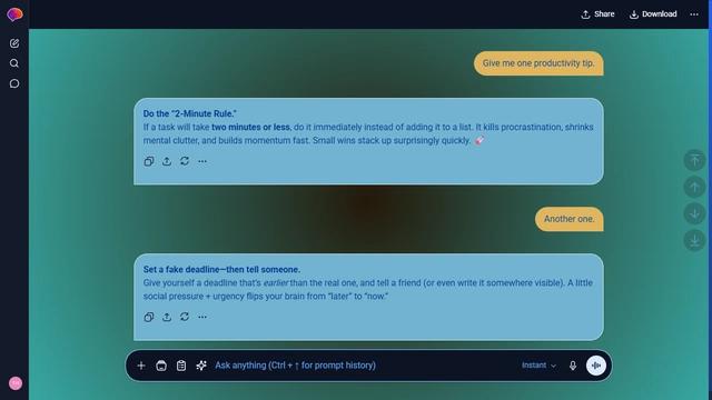 Lucent Lagoon theme preview