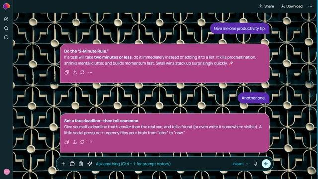 Luminous City is a dark cyan ChatGPT theme with an image background.