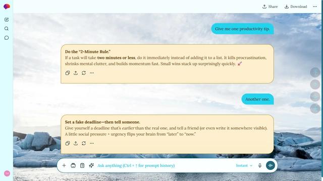 Luminous Haze theme preview