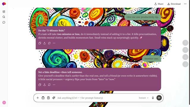Misty Beacon is a light stone ChatGPT theme with an image background.