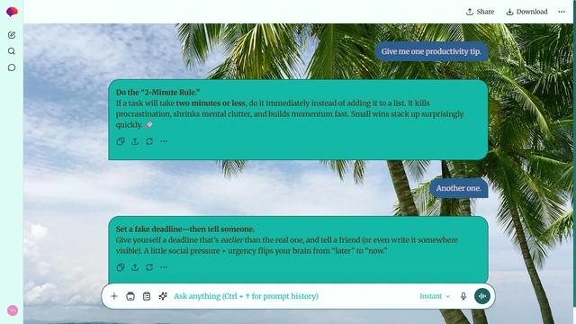Misty Lagoon theme preview