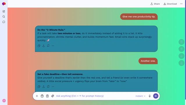 Misty Spiral theme preview